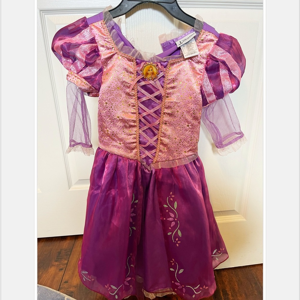 Rapunzel girls dress XS Disney Parks authentic original purchased at Disneyland